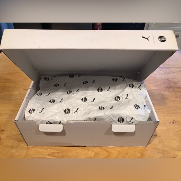 Puma Pepsi RS-0X White Sneakers with Blue and Red Accents - Picture 10 of 11